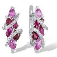 Pendientes Verynice Mujer in Plata J691 - J691